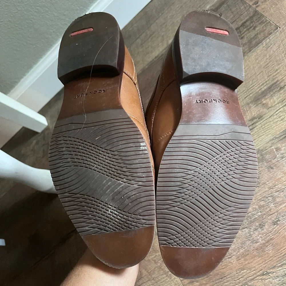 Rockport Blucher Cap-Toe brown Oxfords‎ size 9